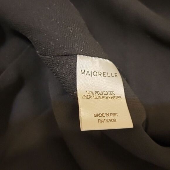 Majorelle  black satin/lace blouse Revolve size medium - Picture 7 of 8